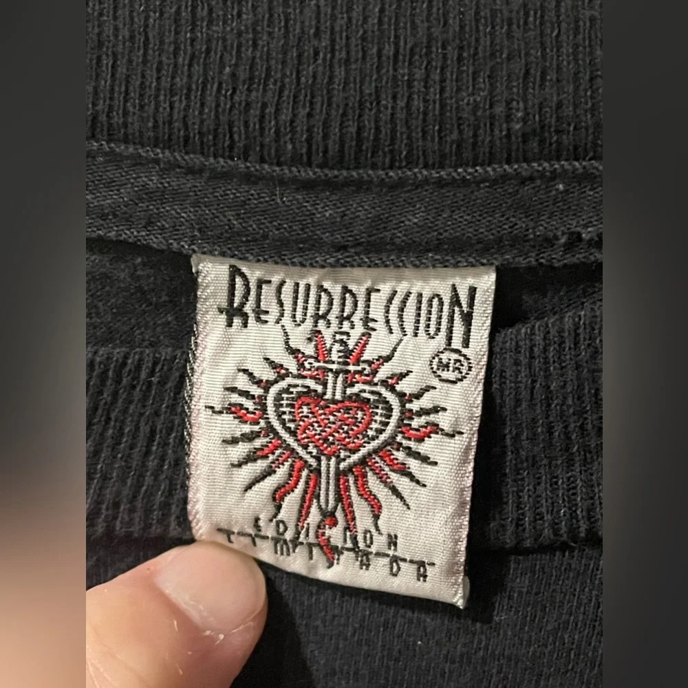 Vintage The Doors “Resurrection” Mexican‎ Boot L/S Shirt Size Large